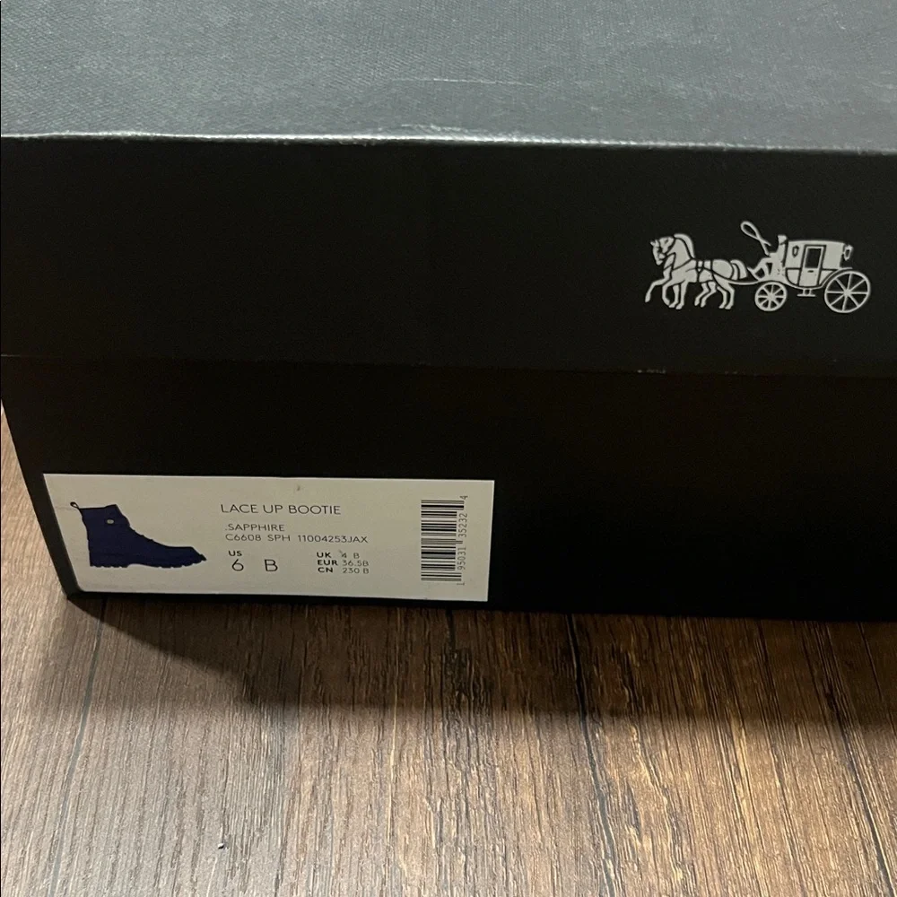 Men's Blue‎ Leather Boots